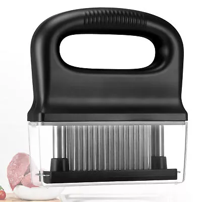 Meat Tenderizer Tool W/ 48 Stainless Steel Ultra Sharp Needle Blades Gmotudzykuj • $9.90