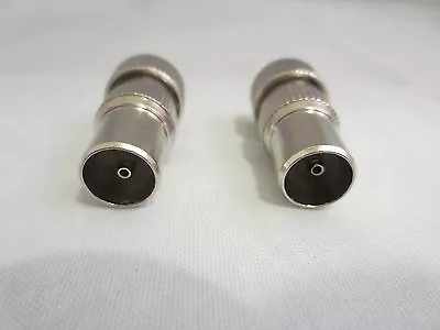 £2.40 • Buy TV Coax Plug TV Aerial Lead Plug Male TV Plug X2 Fit Yourself Ariel Plug