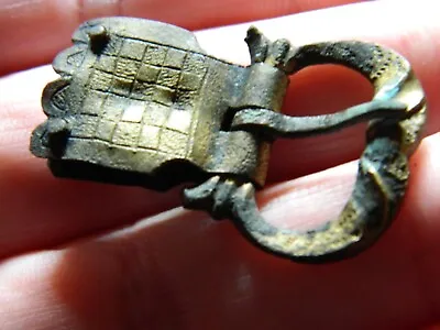 £6.88 • Buy Rare Working Medieval / Tudor Buckle Decorated Plate & Pin Detecting Detector