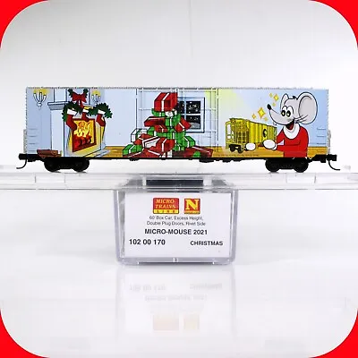 N Scale **MERRY CHRISTMAS 2021** 60' Holiday Box Car ----- Micro Trains 10200170 • $37.99