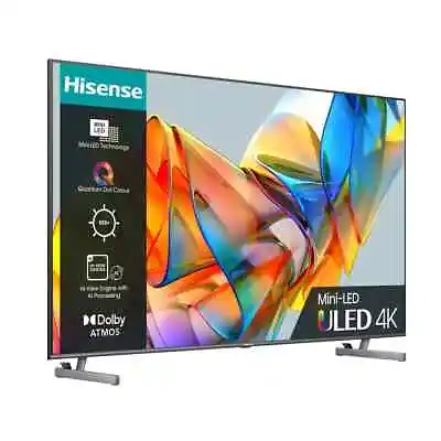 Hisense 55U6KQTUK 55 Inch Mini LED 4K UHD Smart TV (SRP £575) • £465