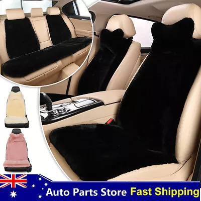 Faux Sheepskin Car Seat Covers For Mazda 2 Mazda 3 6 Mazda CX3 CX5 CX7 Cushions • $90.25