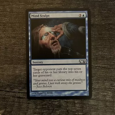 MTG 1x Mind Sculpt X1 LP Magic 2013 • $1.30