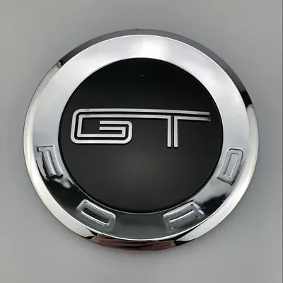 5.9 /15cm Chrome Black Round Deck Lid Emblem Trunk Badge For Ford Mustang GT • $19.99