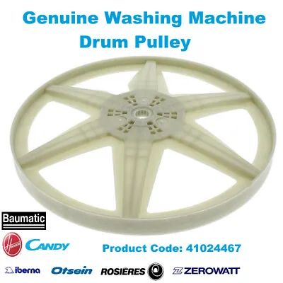 CANDY Genuine Washing Machine Drum Pulley 41024467 • £15.75