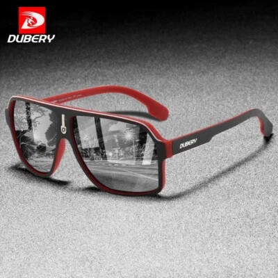 $21.99 • Buy DUBERY Fashion Mens Polarised Sunglasses TAC Mirror Outdoor Sport Goggles UV400