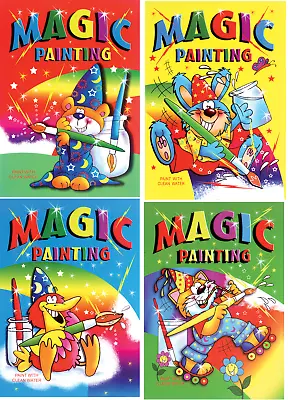 MAGIC PAINTING Childrens Colouring Books A4 A5 A6  Party Bag Favours & WHOLESALE • £34.95