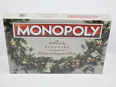 Monopoly Hallmark Keepsake Ornament  Welcome To Keepsake Village  Board Game NEW • $29.95