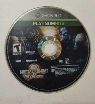 $8 • Buy Mortal Kombat Vs. DC Universe (Microsoft Xbox 360, 2008) - DISC ONLY 