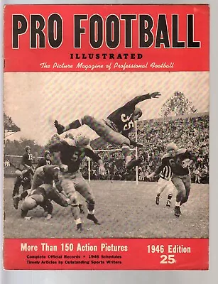 Pro Football Illustrated 1946-All-Star Game-Pacific Coast League-pix-stats-G • $53.55