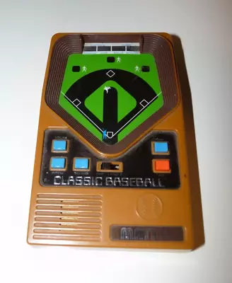 Mattel Classic Electronic Baseball Handheld 2001 Portable Game Vintage Tested • $14