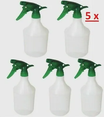 🔥1 Litre Empty Trigger Water Spray Plastic Bottle Plants Flowers Pump Sprayer** • £6.39