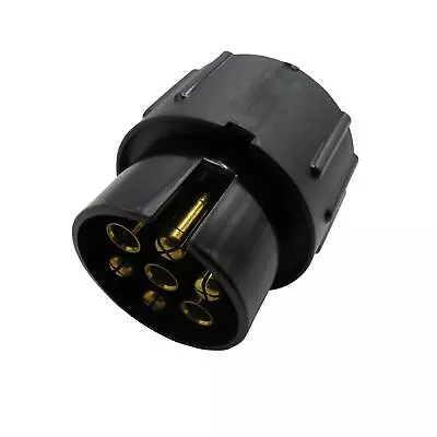 Tow Bar Plug Adaptor Socket 7 To 13 Pin (Trailer Electric Towing Converter Plug) • £6.99