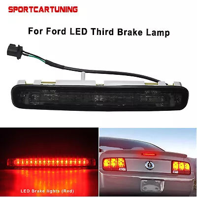 Smoked Lens 16-LED 3rd Third Brake Lights Tail Stop For 2005-2009 Ford Mustang • $29.69