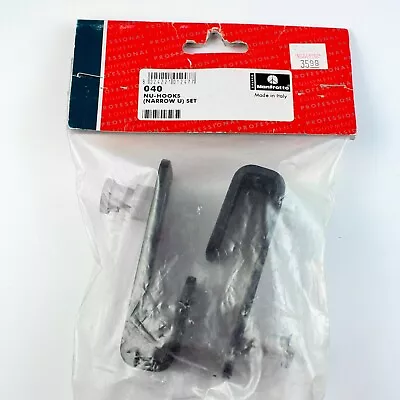 Manfrotto Narrow U-Hooks Glass Or Flat Bar Holders For Super Clamps NOS • $14.99