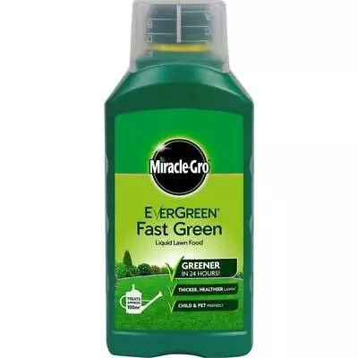 Miracle-Gro EverGreen Fast Green Liquid Lawn Food - 100 Sq M Coverage • £8.40