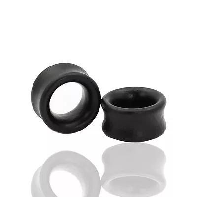 BLACK WOODEN Ear Flesh Tunnels Piercing Stretchers Jewellery Plugs Timber TU40 • $6.05