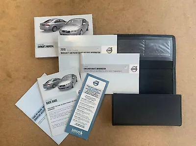 2010 VOLVO S80 OWNERS MANUAL W/ LEATHER CASE OEM • $42.95