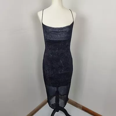 Ghanda Mesh Slip Dress Size L • $19.99