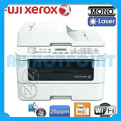 $285 • Buy Fuji Xerox DocuPrint M225z A4 4-in-1 Wireless Mono Laser Printer CT202329 DPM225
