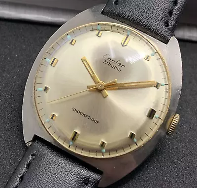 RARE 1970s Vintage German Watch Eppler Mechanical Germany Wristwatch Video • $59