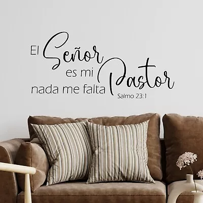 £12.61 • Buy El Señor Es Mi Pastor Vinyl Wall Decal Spanish Puerto Rico Quote Sticker Saying