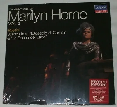 The Great Voice Of Marilyn Horne Vol. 2 LP (Sealed) Rossini • $15