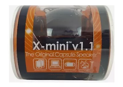Xmi X-mini V1.1 Original Capsule Portable Speaker Black First Generation 3.5mm. • £6.99