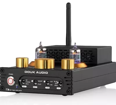 $99 • Buy HiFi Stereo Bluetooth 5.0 Vacuum Tube Amplifier MM Phono Amp For Turntables 320W