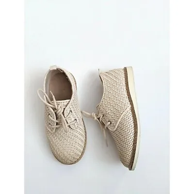 Zara Girls Braided Bluchers Shoes Size 8 Us • $39.99