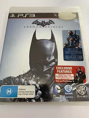 Batman Arkham Origins - Sony PlayStation 3 PS3 - Complete Inc Man(b50/1)freepost • $30