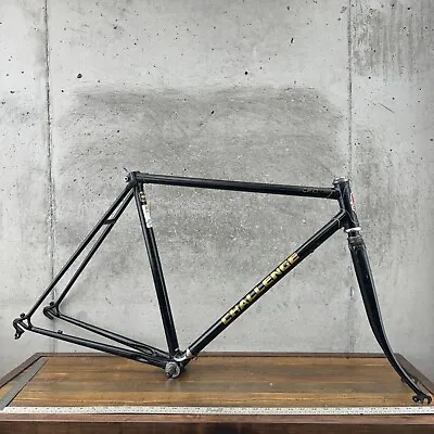 Vintage Peugeot Challenge CP12  Frame Set 53 Cm  Race  Black Bike 123 Mm Eroica • $123.99