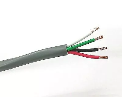 25' 4 Conductor 18 Gauge Unshielded Cable ~ 4C 18AWG CMR U1804 • $8.95