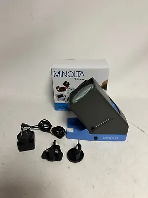 Minolta 35mm Slide And Film Viewer - Portable 3X Magnification LED Backlit • $22.99