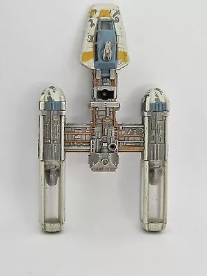 VINTAGE 1996 Star Wars Action Fleet Series Gold Leader Yellow Y-WING Fighter • $9.99