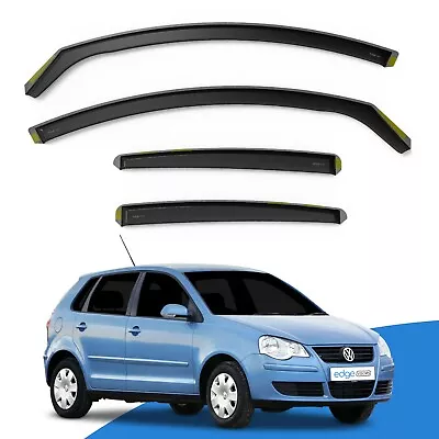 VW Polo MK4 2002-2009 5 Door Hatchback 9N/9N3 Wind Deflectors 4pc Edgevisors  • $34.52