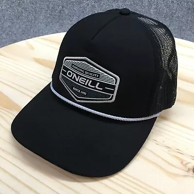 O Neill Supplying Quality Rope Hat Mens Black One Size Curved Brim Mesh Back • $14.99