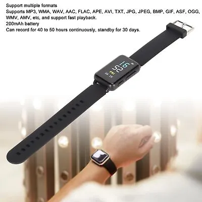 Voice Recorder Watch AI Digital Voice Activated Recorder Watch MP3 Sound Rec DCL • $28.75