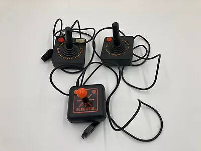 Lot Of 3 Joysticks Joystick For Atari Suncom Slik Stik 2 Atari Controllers  • $29.99