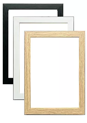 A1 A2 A3 A4 Picture Frames Photo Frames Poster Frames 24mm Thin Black White OAK • £17.95