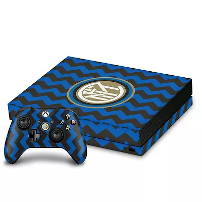 Official Inter Milan 2020/21 Crest Kit Vinyl Skin Decal For Xbox One X Bundle • £24.95