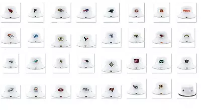 RARE 100%Authentic NWT New Era NFL Men Bucket Hat With Adjustable Strap WHITE • $37.99