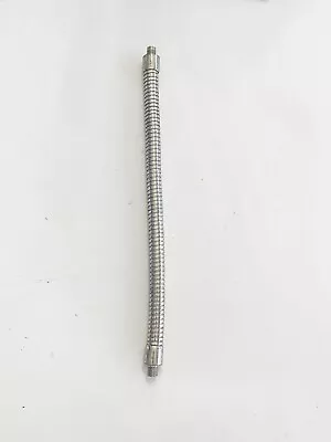 NEW-old Stock 12-1/2  Long Nickel Plated Steel  Flexible Gooseneck Arm Lamp Part • $15