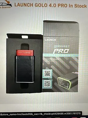 Launch X431 Golo Pro 4.0 Car Bluetooth Scanner Engine Code Reader Diagnos Tool • $246