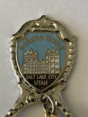 Vintage Souvenir Spoon US Collectible Mormon Temple Salt Lake City Utah • $3.95