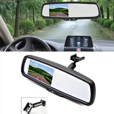 800*480 4.3 Rear View Mirror TFT Reversing Monitor Auto Dimming Anti-Glare 12V • $61.59