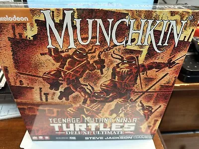 Munchkin Teenage Mutant Ninja Turtles TMNT Deluxe Ultimate  Board Game Sealed • $94.31