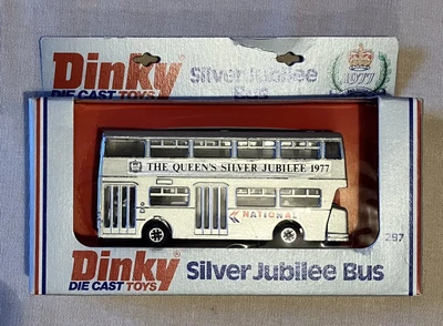 £9.99 • Buy DINKY Die Cast Toys 297 SILVER JUBILEE BUS 1977. Boxed