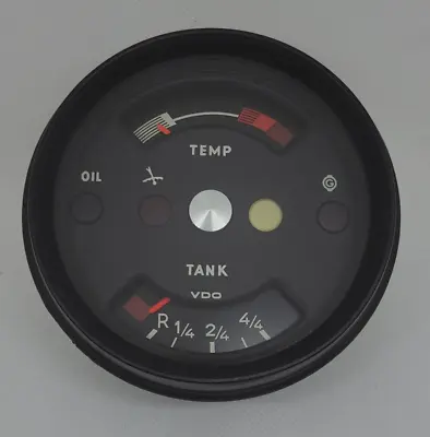 Porsche 914-6 VDO Oil Temperature /Fuel Level Gauge Combo Gauge 914.641.101.10 • $425