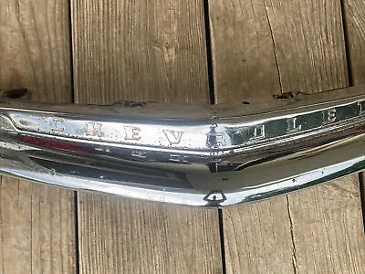 $245 • Buy Vintage Original 1947 1948 Chevrolet Chrome Fleetmaster Grill Emblem Bar Topper